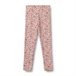 Wheat leggings Jules - Pale rose flowers